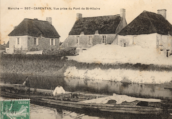 carte_postale_gabare_carentan